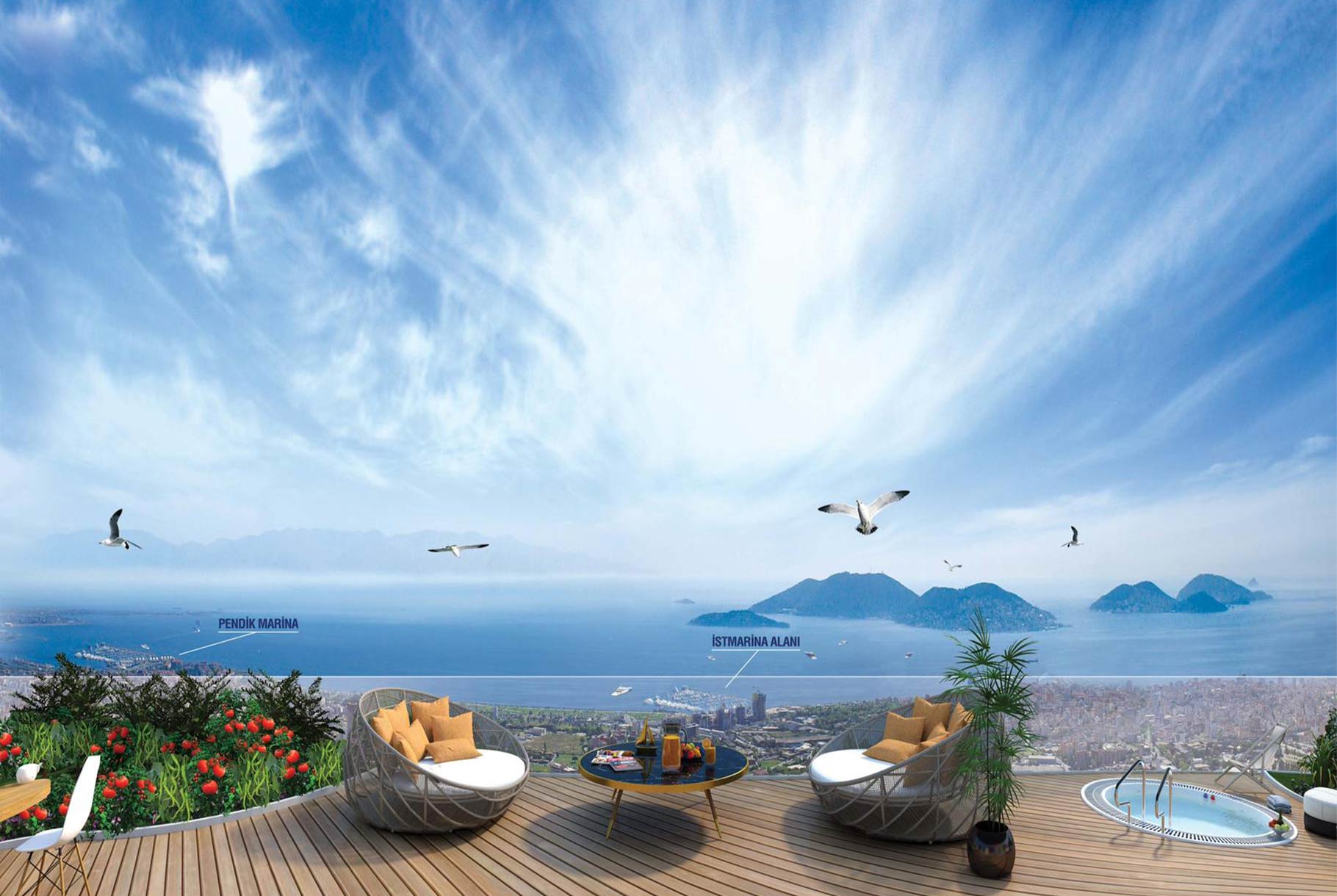 dap teras kule view