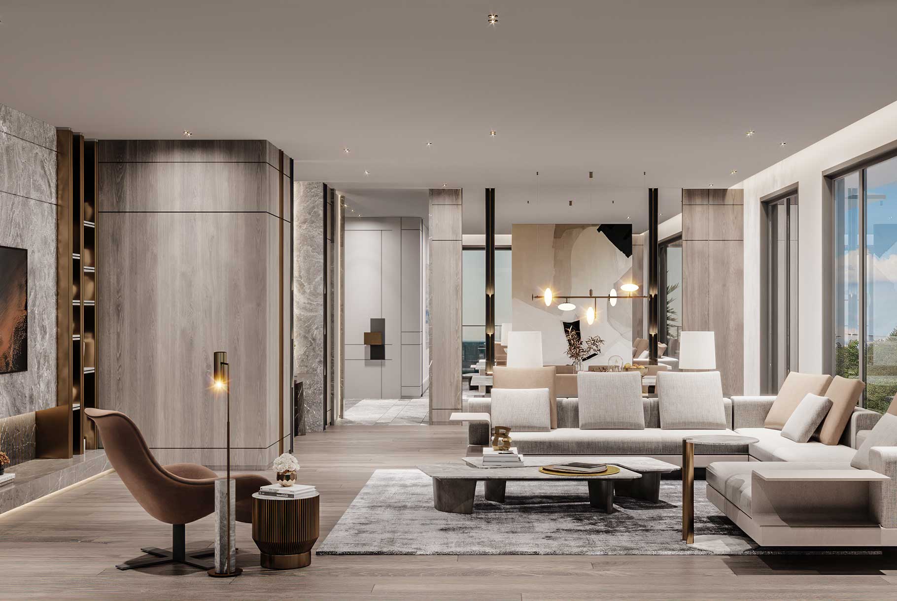 dap yeni levent living room