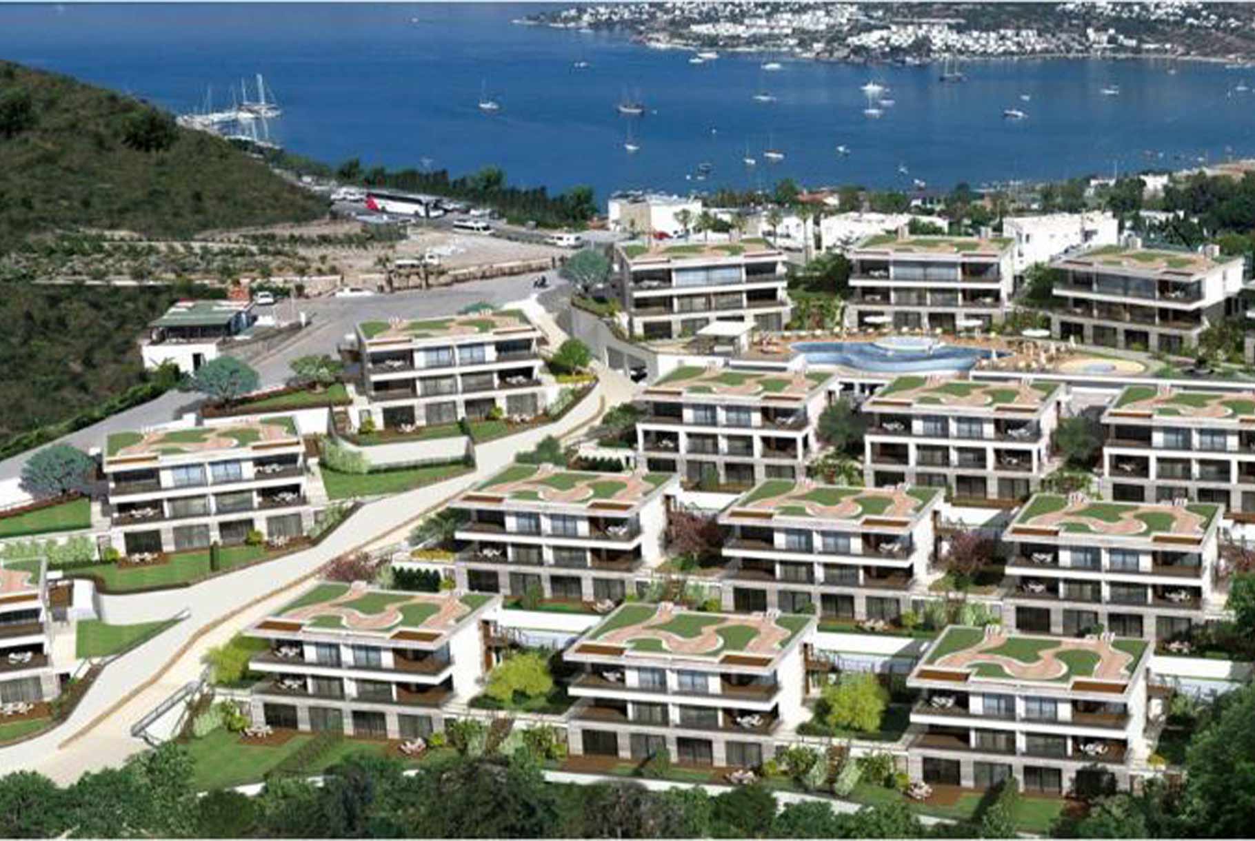 frame suits bodrum outside view