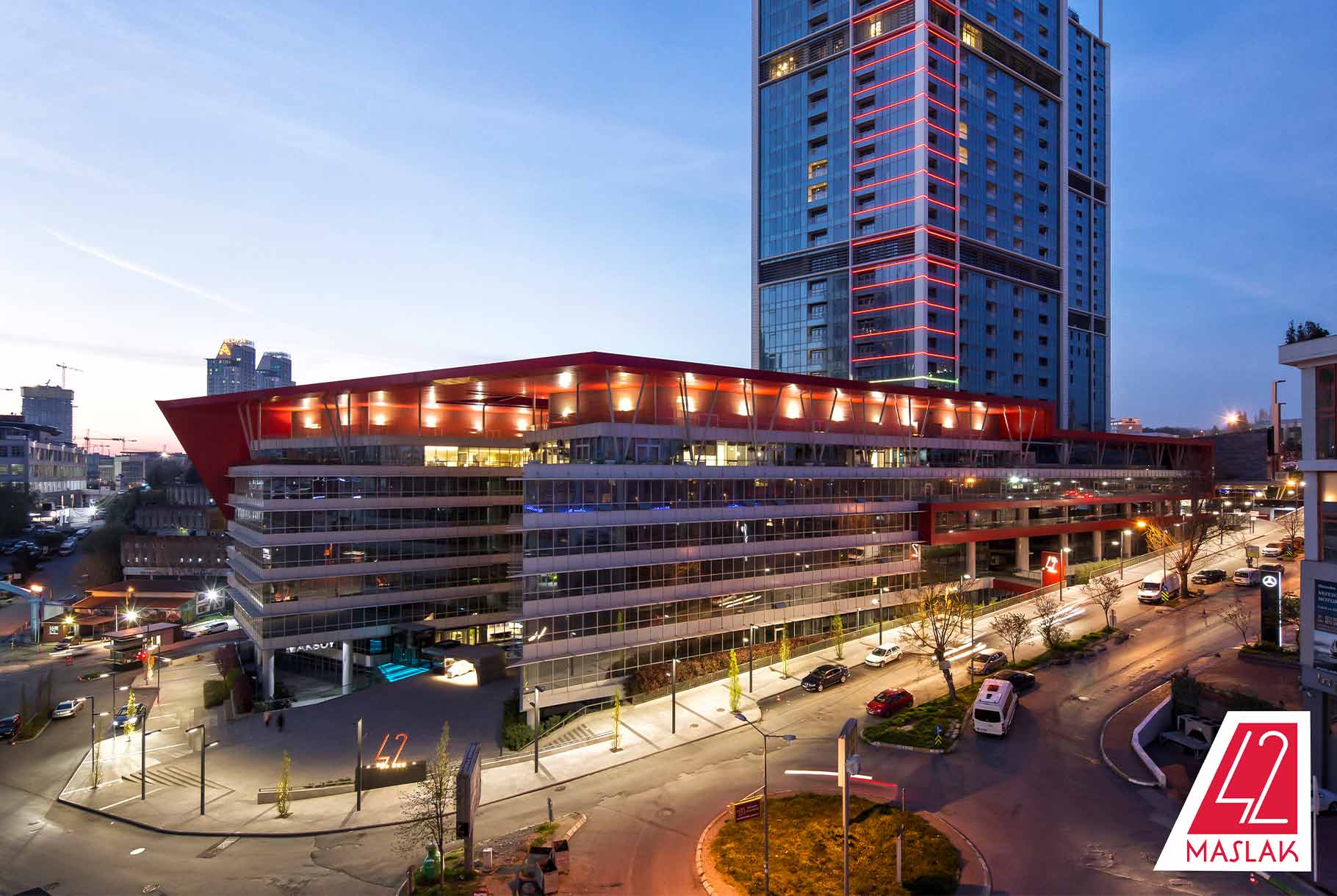 42 maslak outside view